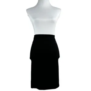 Diane Von Furstenberg Women's Black Koto Old Money Stretch Pencil Skirt 0/W26