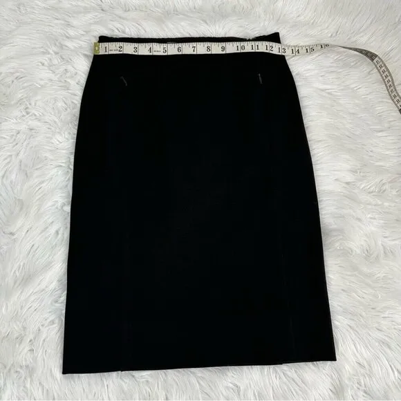 Diane Von Furstenberg Women's Black Koto Old Money Stretch Pencil Skirt 0/W26