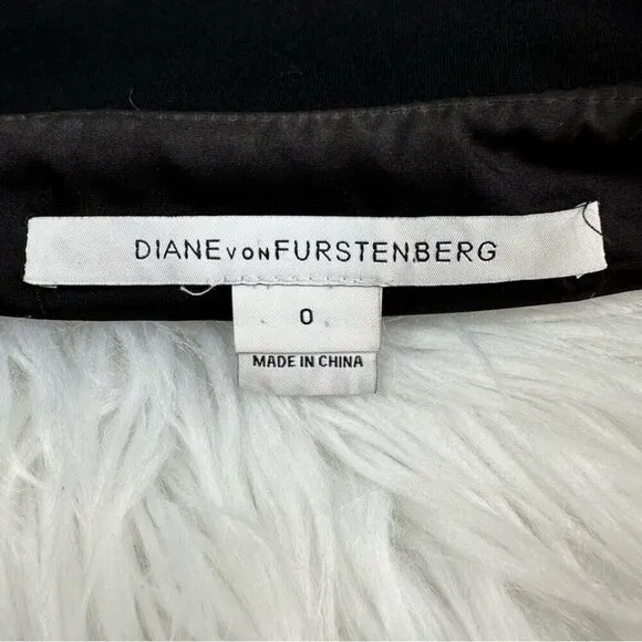 Diane Von Furstenberg Women's Black Koto Old Money Stretch Pencil Skirt 0/W26