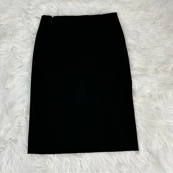 Diane Von Furstenberg Women's Black Koto Old Money Stretch Pencil Skirt 0/W26