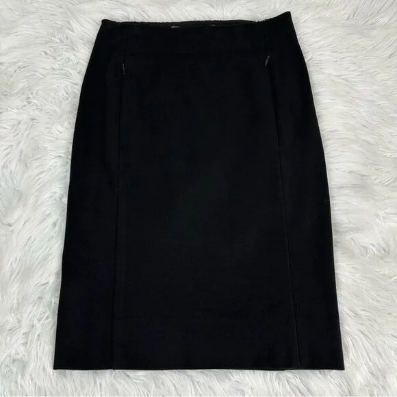Diane Von Furstenberg Women's Black Koto Old Money Stretch Pencil Skirt 0/W26