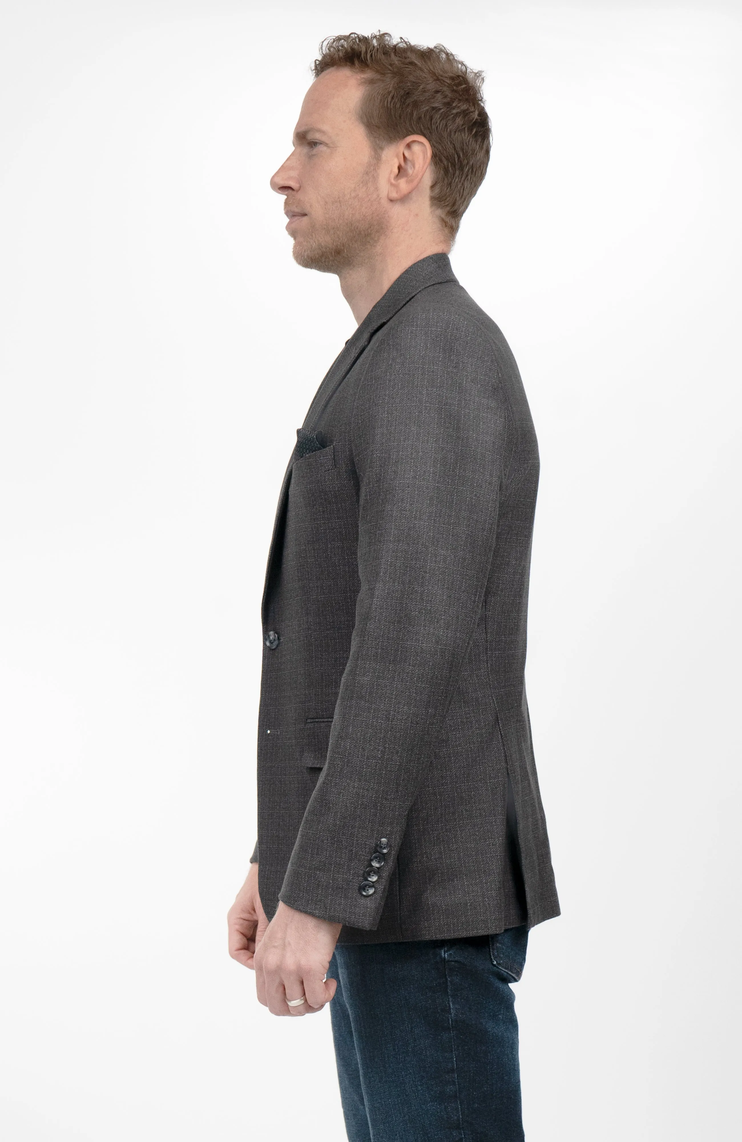Duchamp London Black Texture Sportcoat
