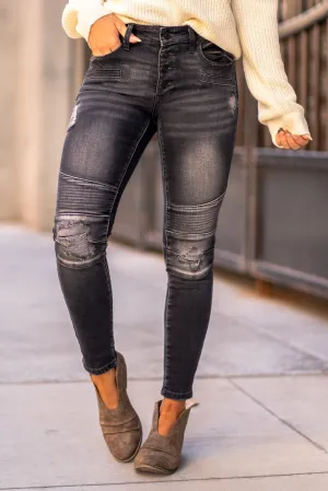 Eastport Mid Rise Moto Skinny