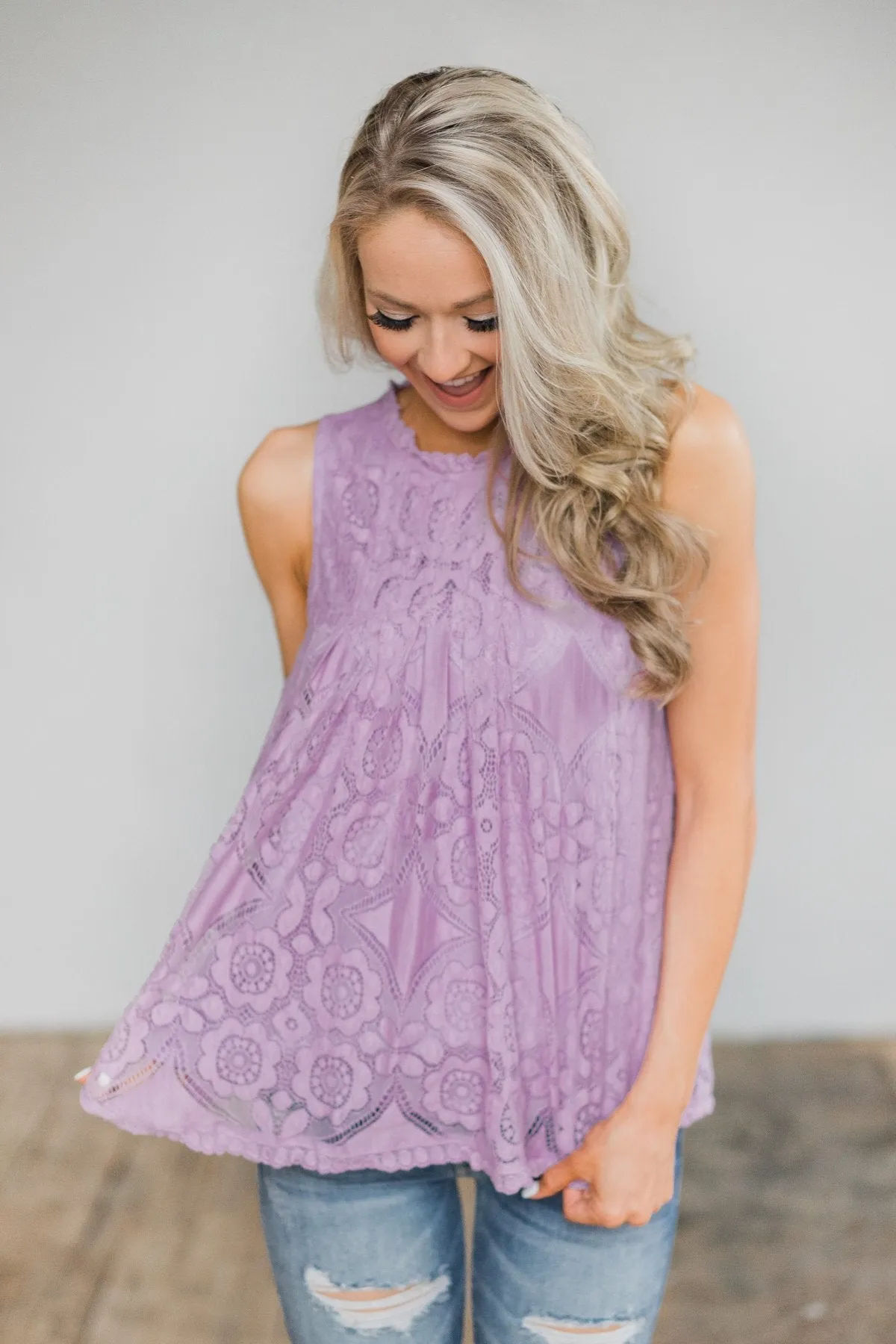 Feelings for You Tank Top - Lavender