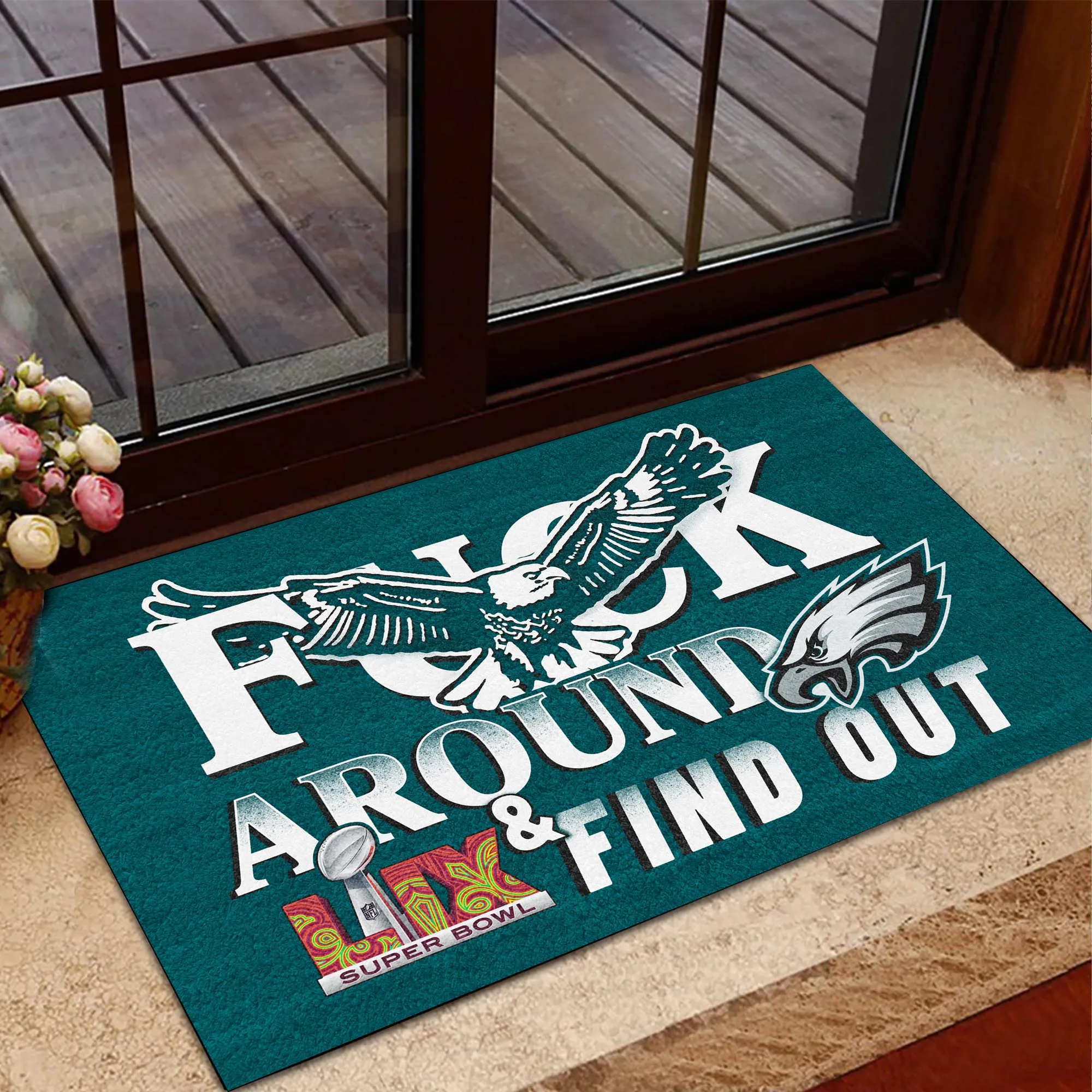 F**K Around And Find Out - Anti Slip Indoor Doormat - PLDPAEG