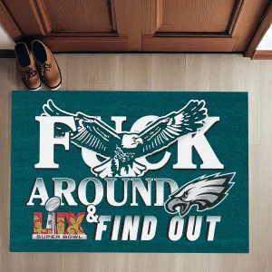 F**K Around And Find Out - Anti Slip Indoor Doormat - PLDPAEG