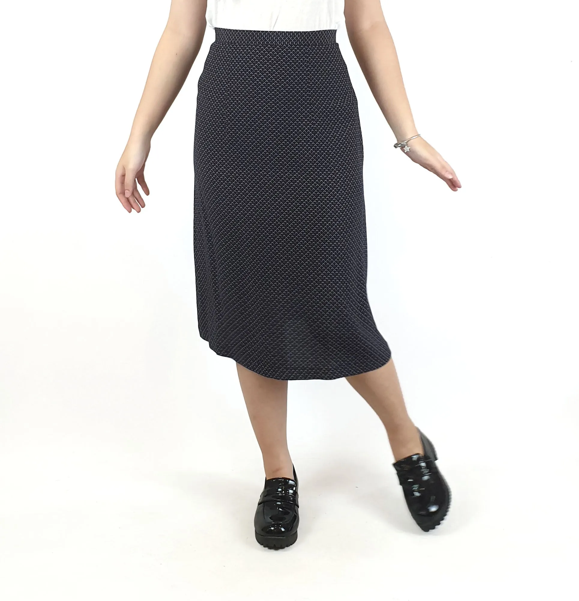 Funkis navy print skirt size XS