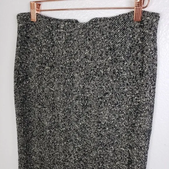GERARD DAREL France Tweed Boucle Wool Pencil Skirt size 38 US 6 Career Office