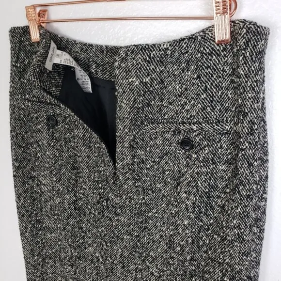 GERARD DAREL France Tweed Boucle Wool Pencil Skirt size 38 US 6 Career Office