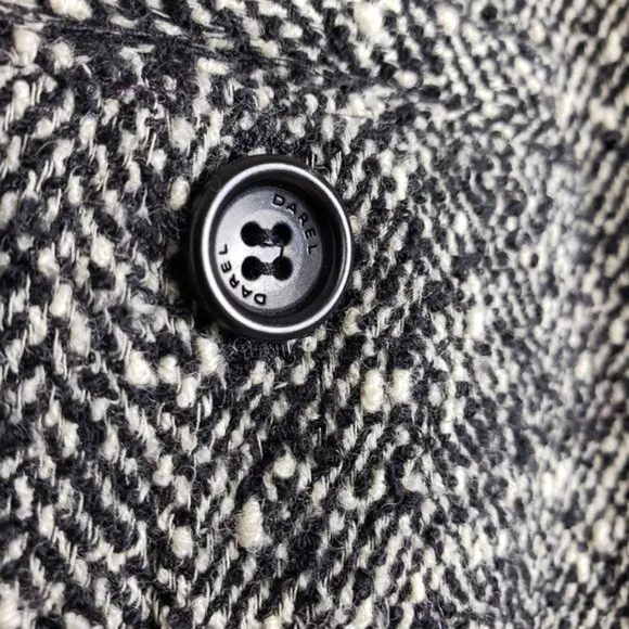 GERARD DAREL France Tweed Boucle Wool Pencil Skirt size 38 US 6 Career Office