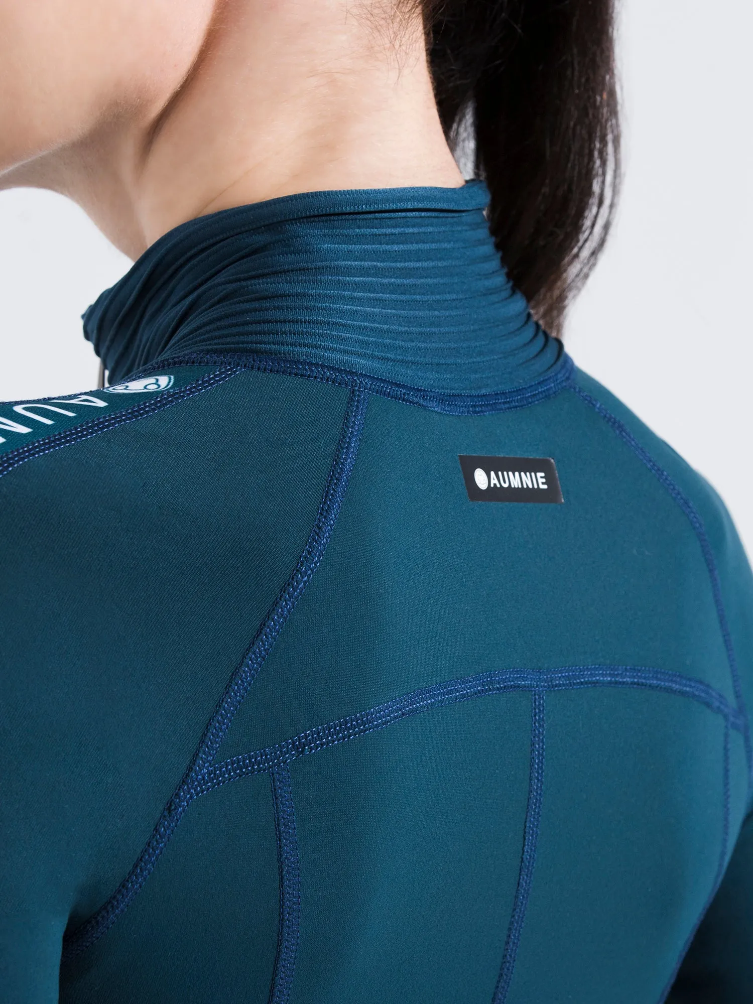 HALF ZIP LOGO TOP, LAKE