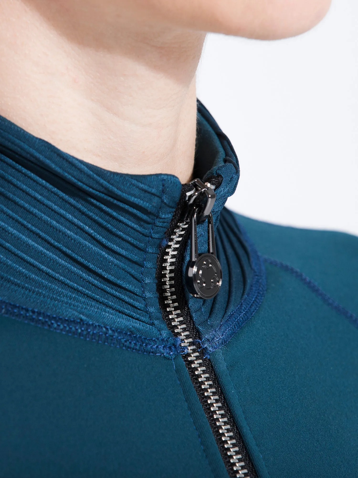 HALF ZIP LOGO TOP, LAKE