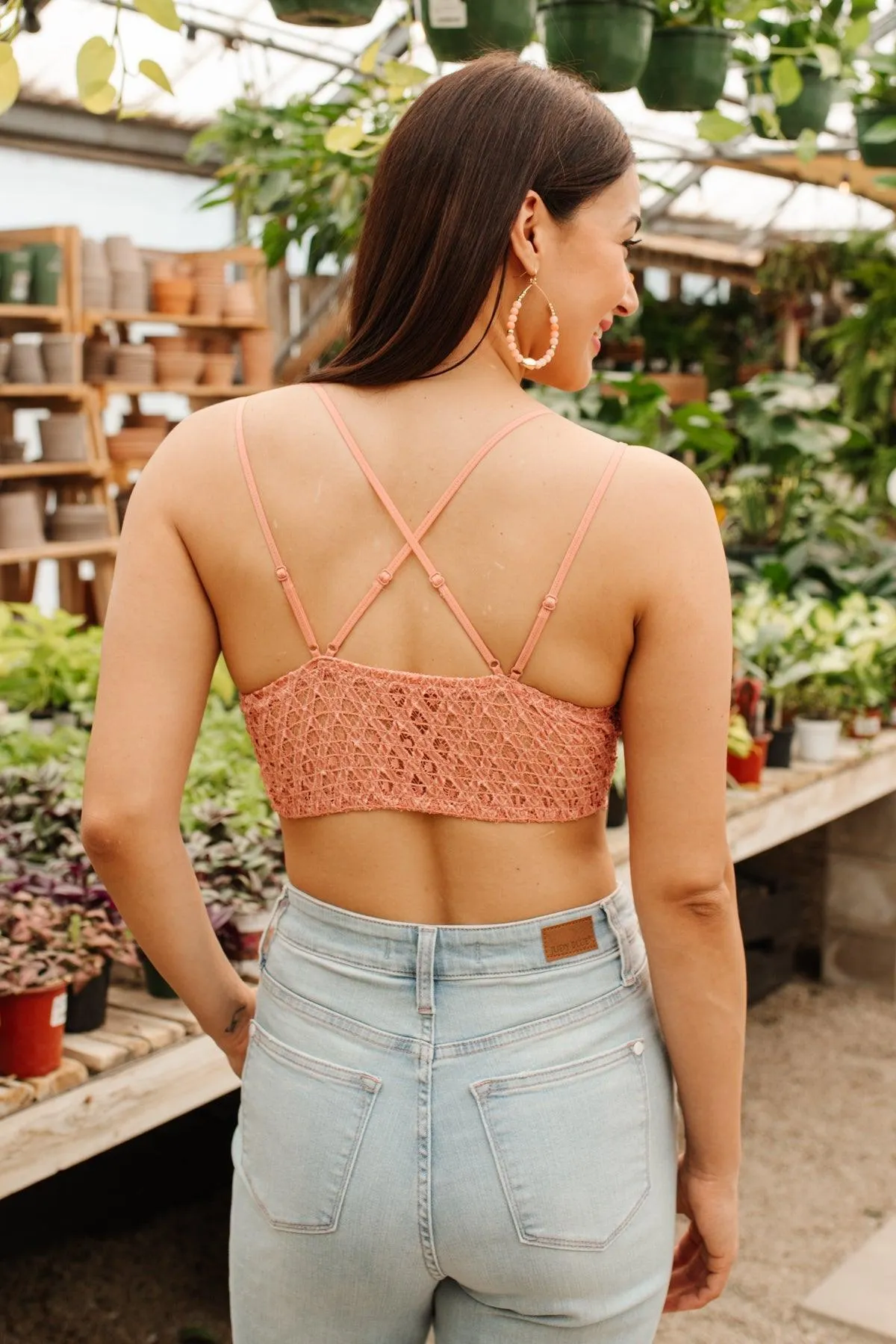 Hazel Blues® | So This is Love Bralette in Coral Haze
