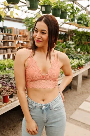Hazel Blues® | So This is Love Bralette in Coral Haze