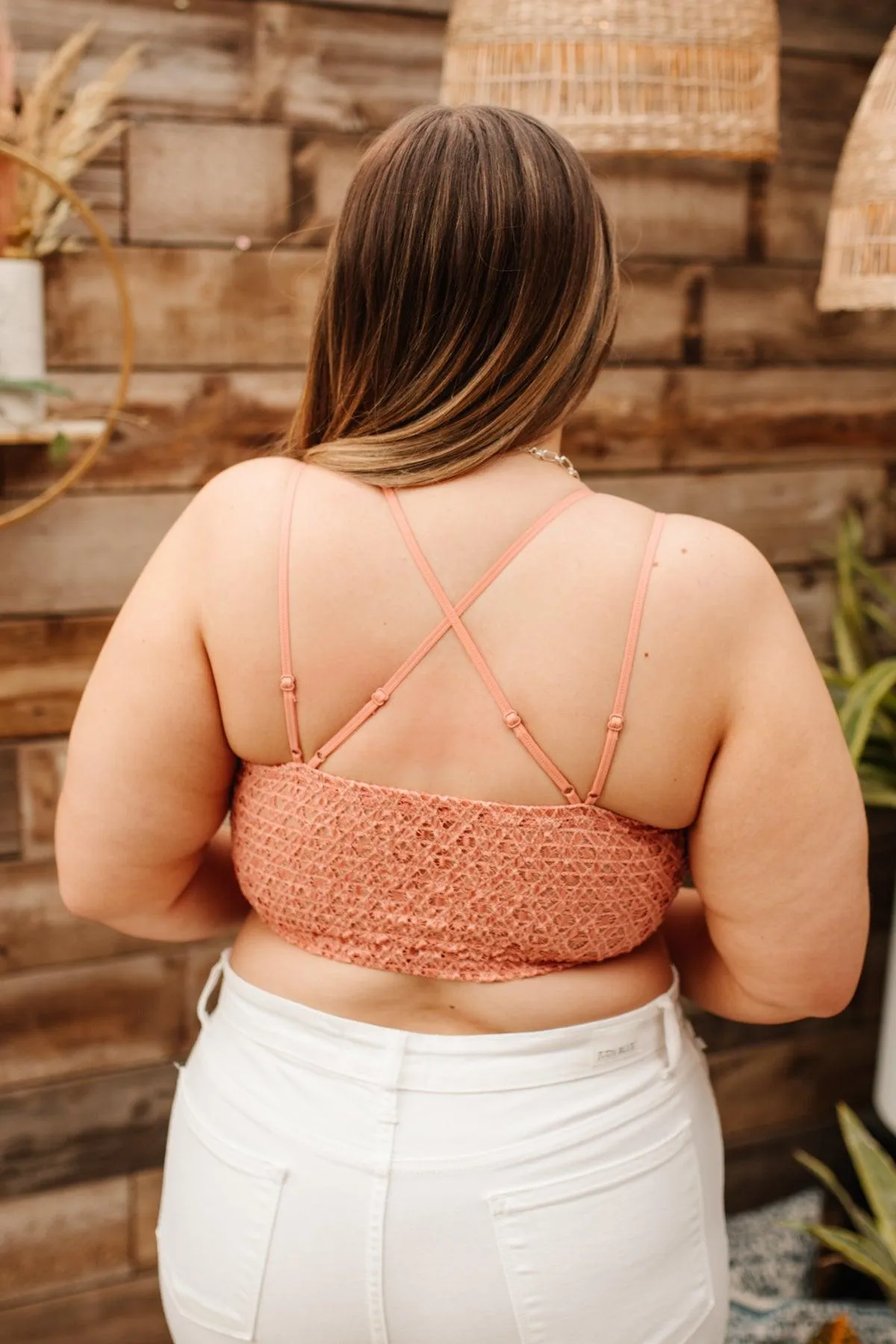 Hazel Blues® | So This is Love Bralette in Coral Haze