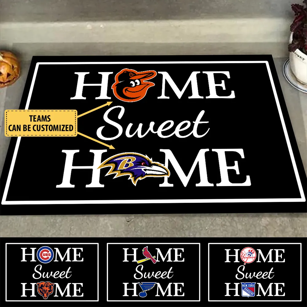 Home Sweet Home - Customized Doormat - Anti Slip Indoor Doormat (v15)