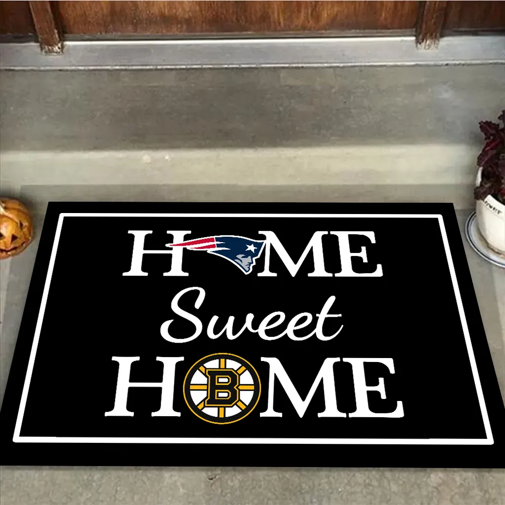 Home Sweet Home - New England PTO And Boston BR - Anti Slip Indoor Doormat