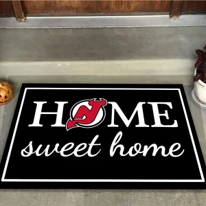 Home Sweet Home - New Jersey DV Hockey - Anti Slip Indoor Doormat