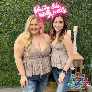 Instant Attraction Top - Mocha