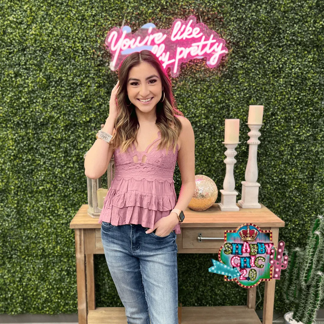 Instant Attraction Top - Rose