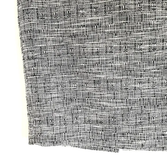 J. Crew No. 2 Pencil Skirt In Black And White Tweed Size 4 EUC