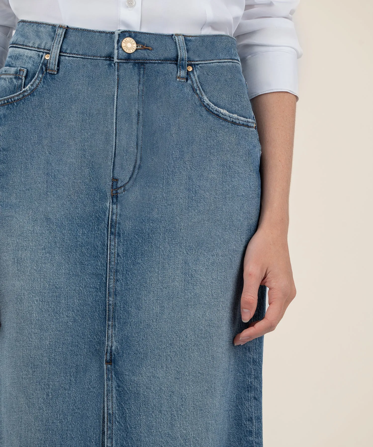 Jen Denim Skirt - Empowering