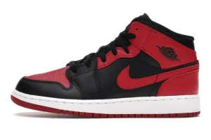 Jordan 1 Mid "Banned" Grade School