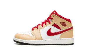 Jordan 1 Mid "Cardinal Curry" Grade School