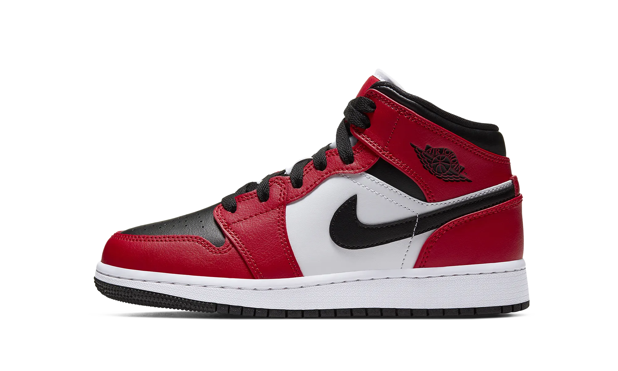Jordan 1 Mid "Chicago Black Toe" Grade School (Worn)