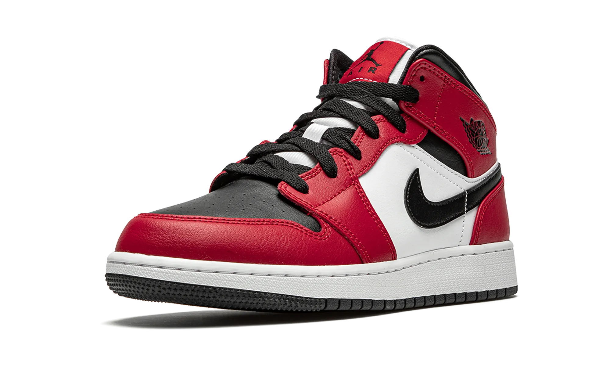 Jordan 1 Mid "Chicago Black Toe" Grade School (Worn)