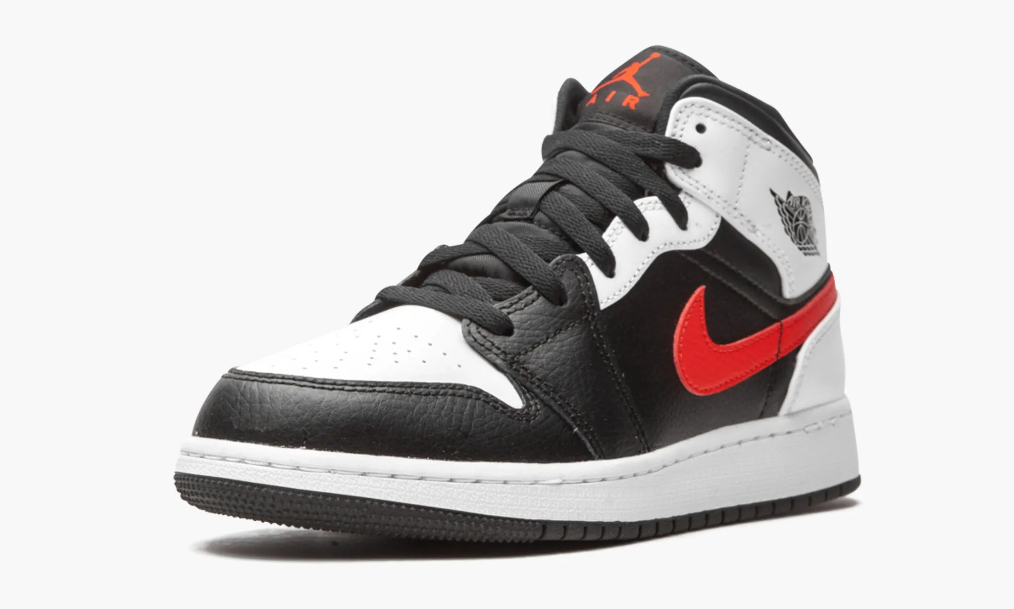 Jordan 1 Mid "Chile Red" Grade School