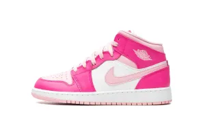 Jordan 1 Mid "Fierce Pink" Grade School
