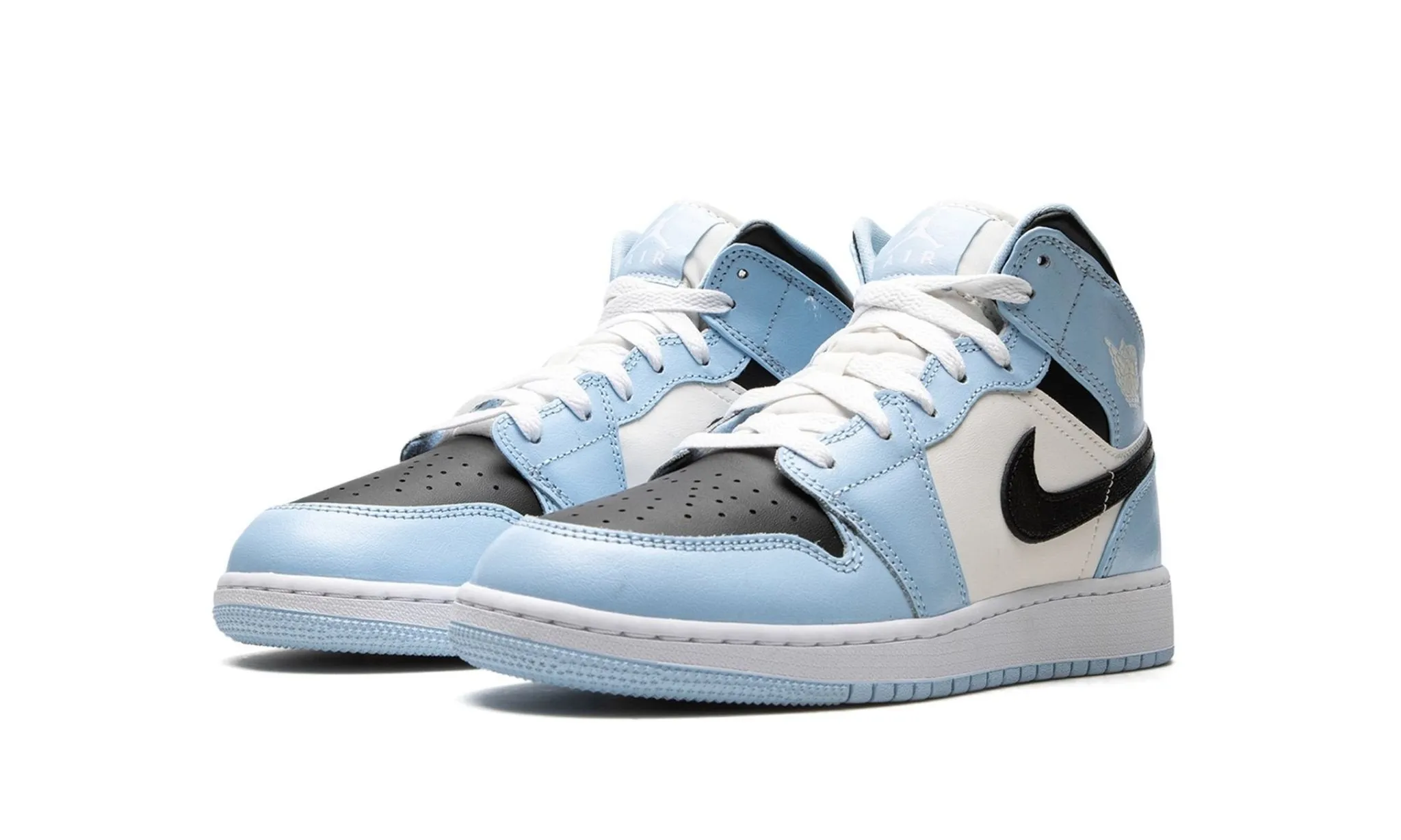 Jordan 1 Mid "Ice Blue" Grade School