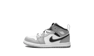 Jordan 1 Mid "Light Smoke Grey 2.0" Pre-school