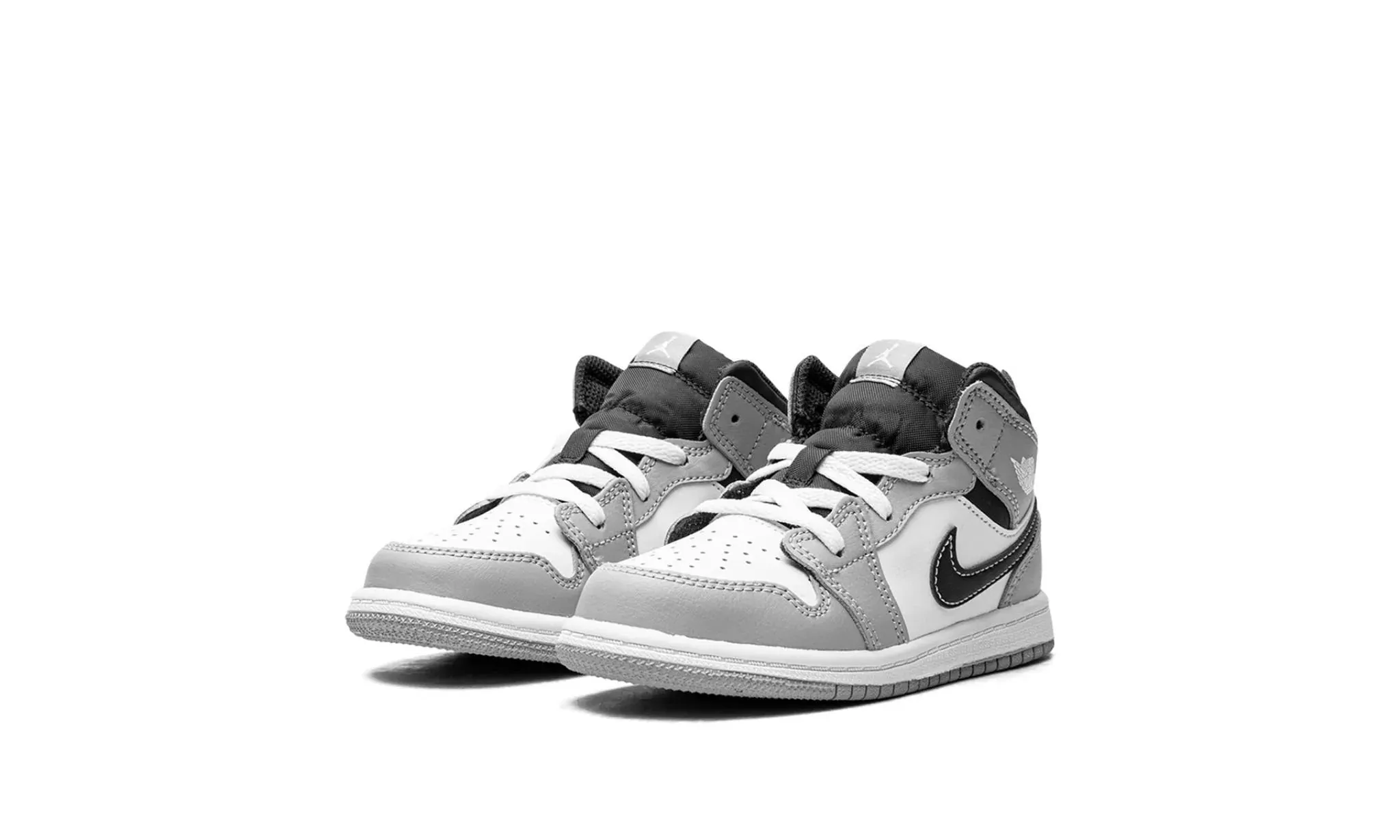 Jordan 1 Mid "Light Smoke Grey 2.0" Pre-school