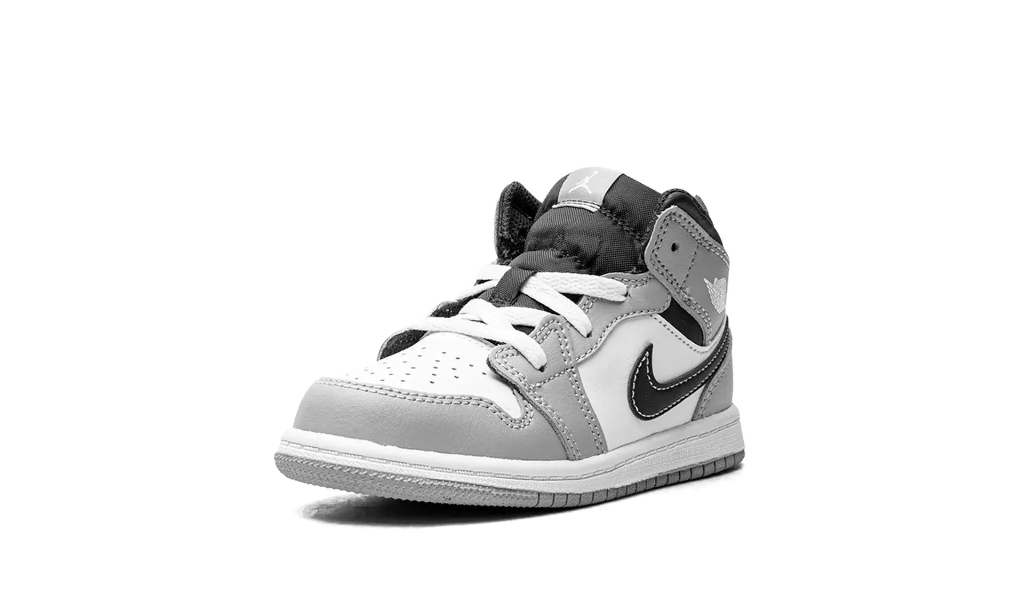 Jordan 1 Mid "Light Smoke Grey 2.0" Pre-school