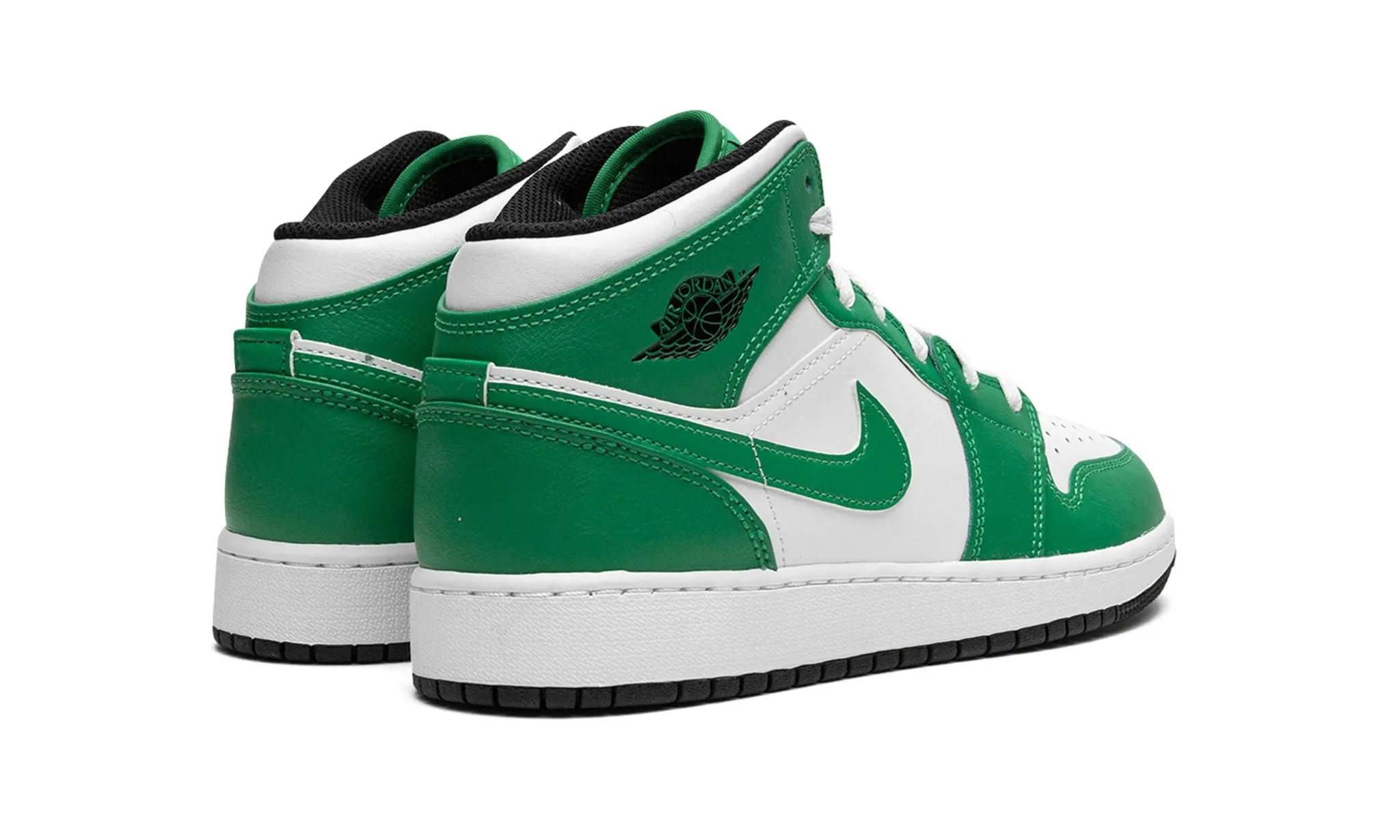 Jordan 1 Mid "Lucky Green" Grade School