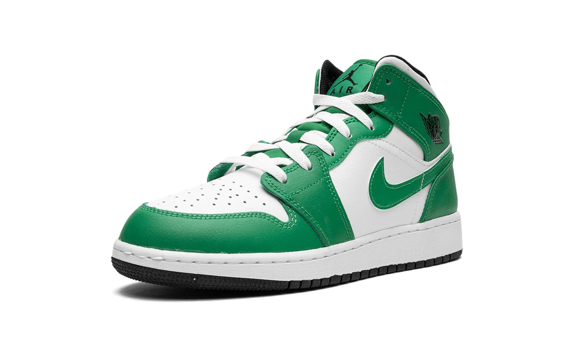 Jordan 1 Mid "Lucky Green" Grade School