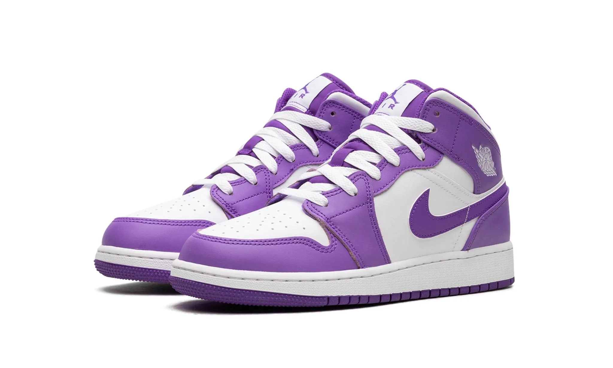 Jordan 1 Mid "Purple Venom" Grade School