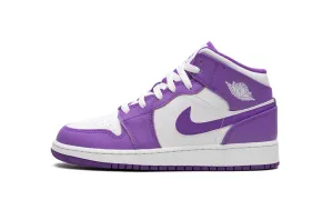 Jordan 1 Mid "Purple Venom" Grade School