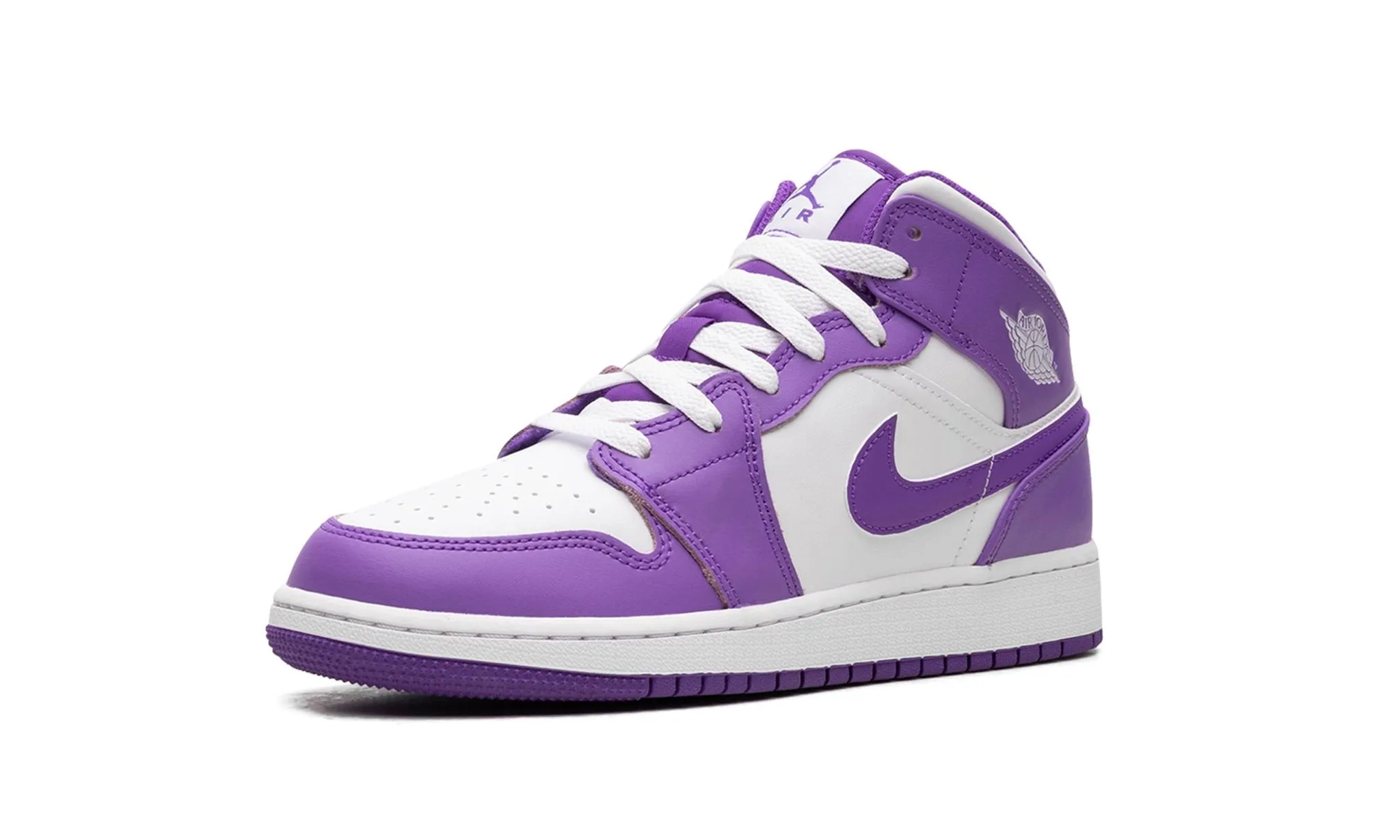 Jordan 1 Mid "Purple Venom" Grade School