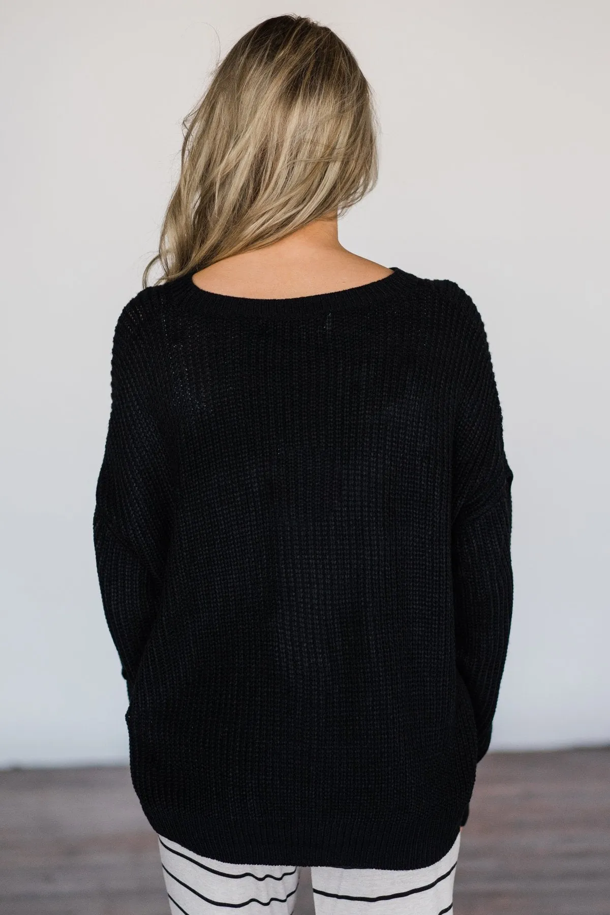 Knit Black Sweater