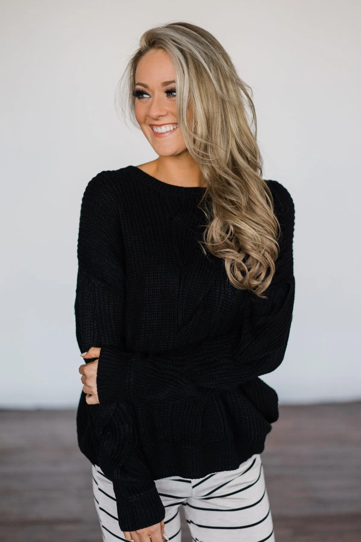 Knit Black Sweater