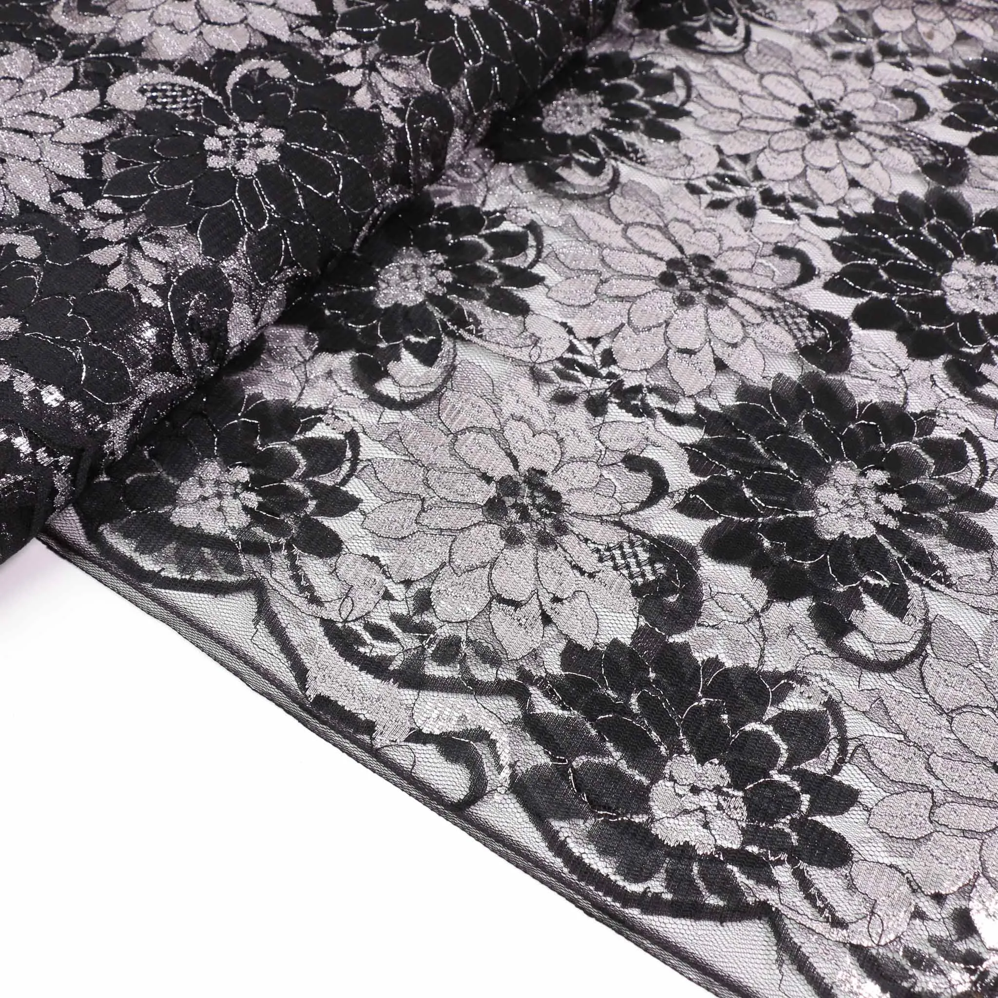 Lace - Black, silver