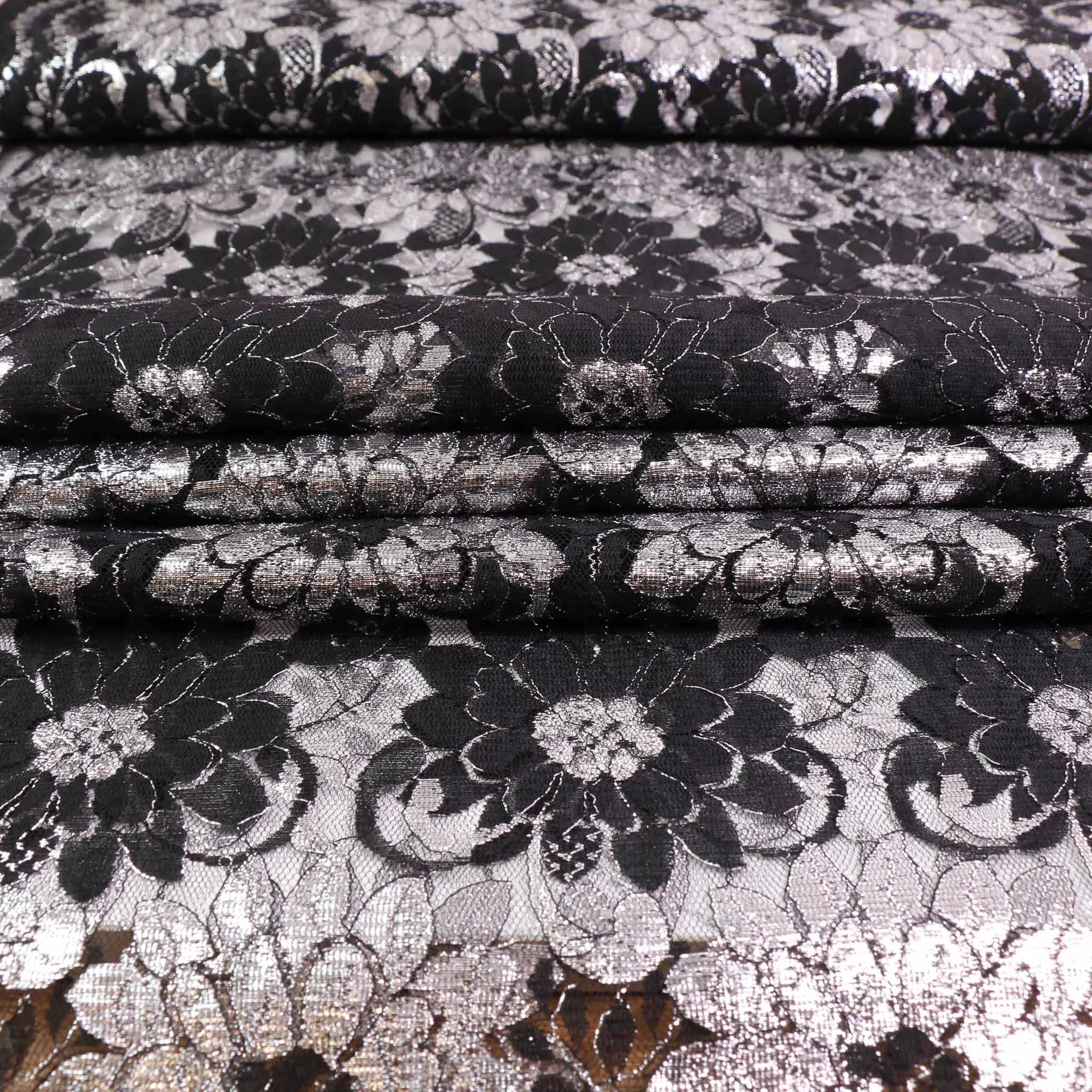 Lace - Black, silver