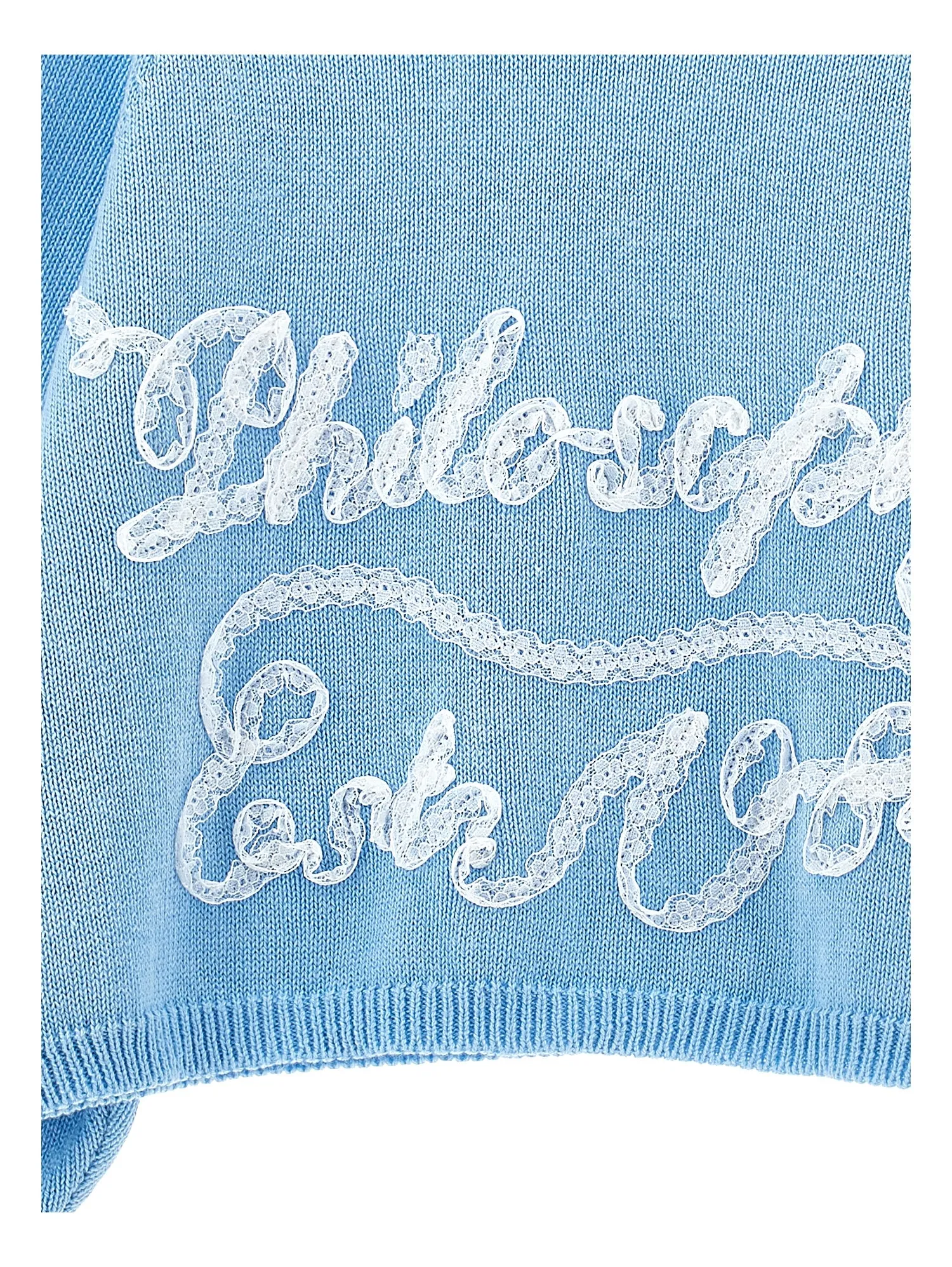 Lace print top by Philosophy