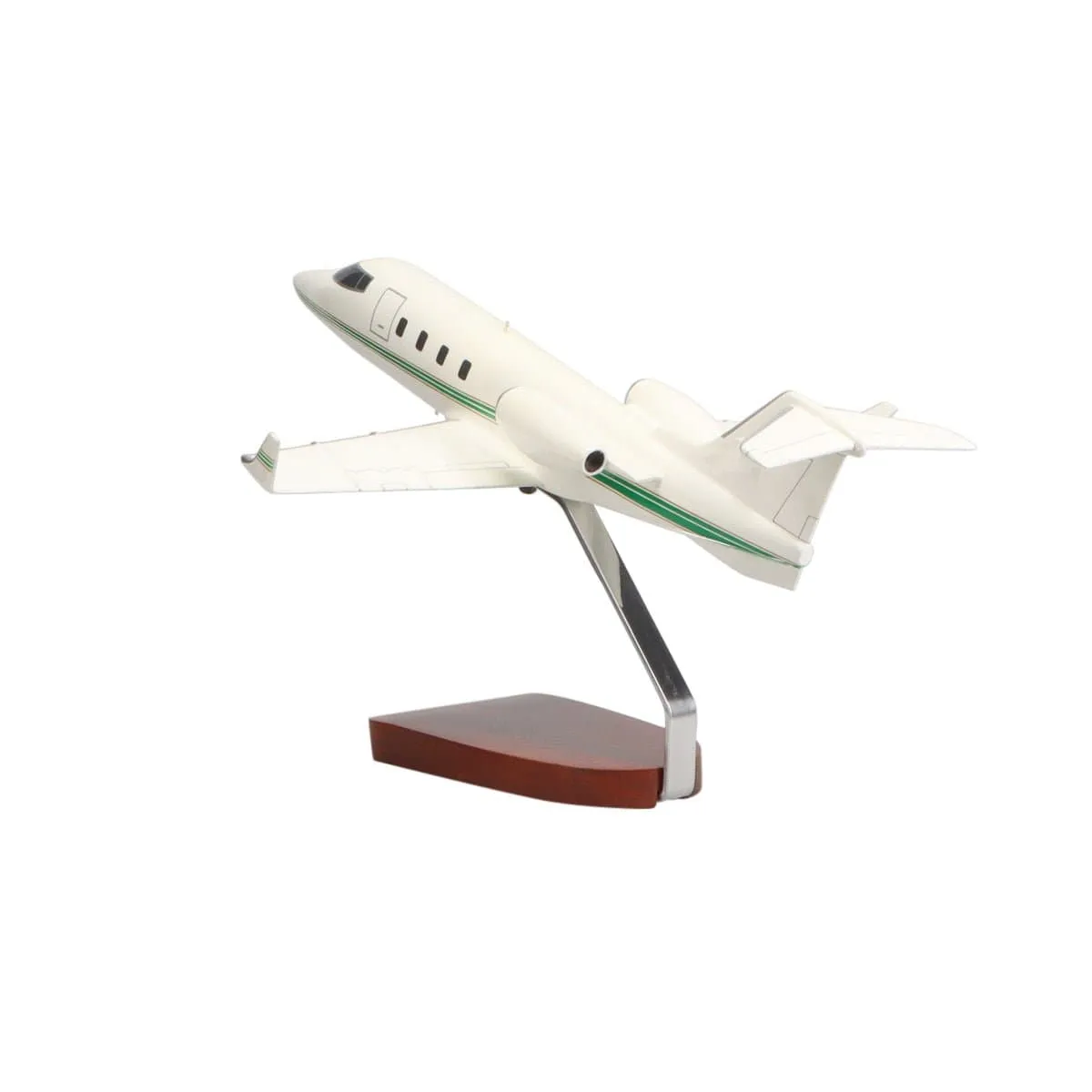 Learjet 55 Large Mahogany Model