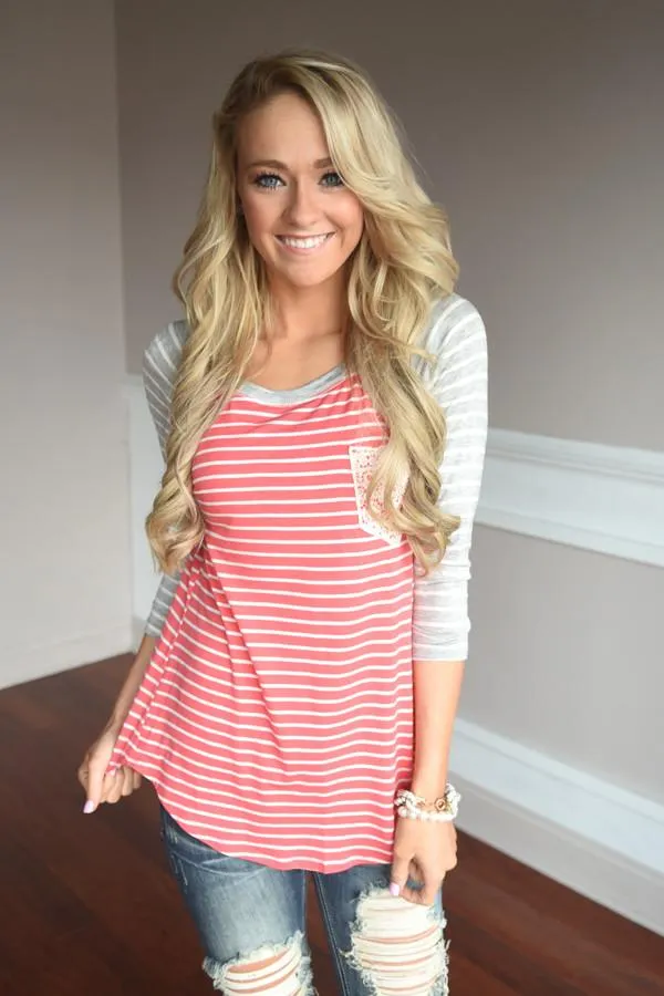 Life in Stripes ~ Coral