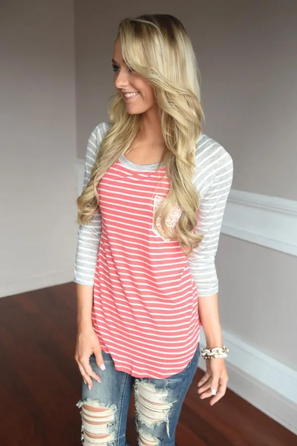Life in Stripes ~ Coral