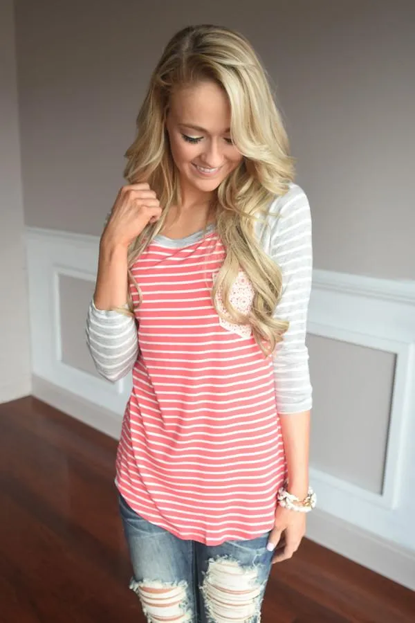 Life in Stripes ~ Coral